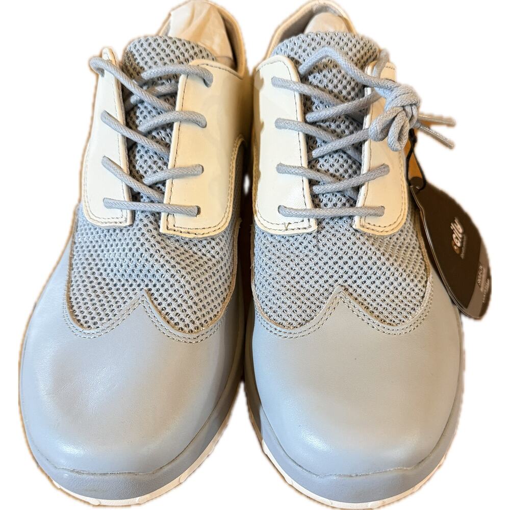 Ccilu Duchess Women's Walking Sneakers Blue/White Mesh Lace-Up Lightweight NWT 9